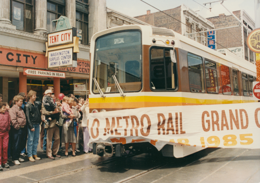Metro Rail Grand Opening 1985