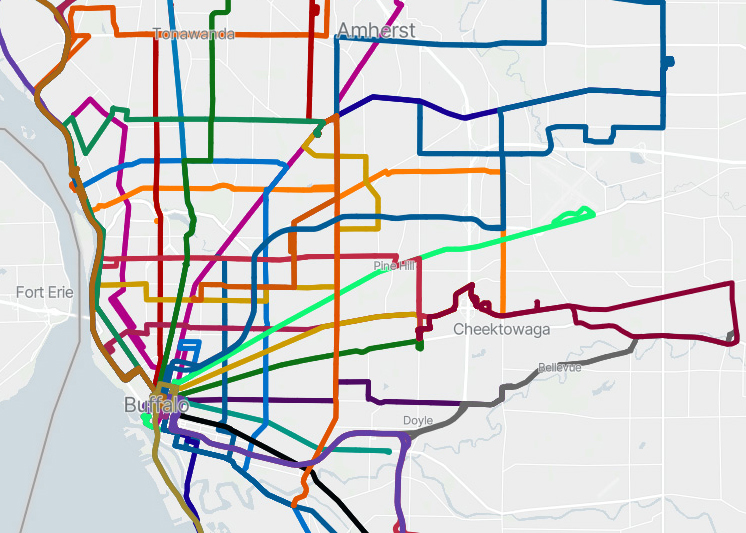 Interactive map thumbnail