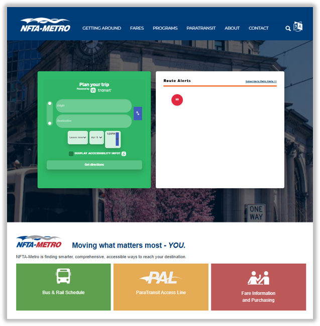 Redesigned Homepage