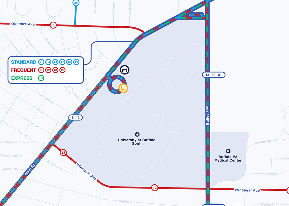 University at Buffalo South Campus Map thumbnail
