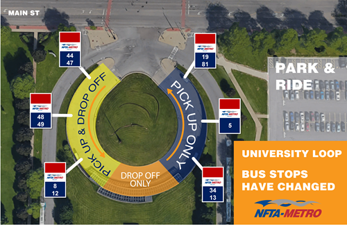 University loop open map