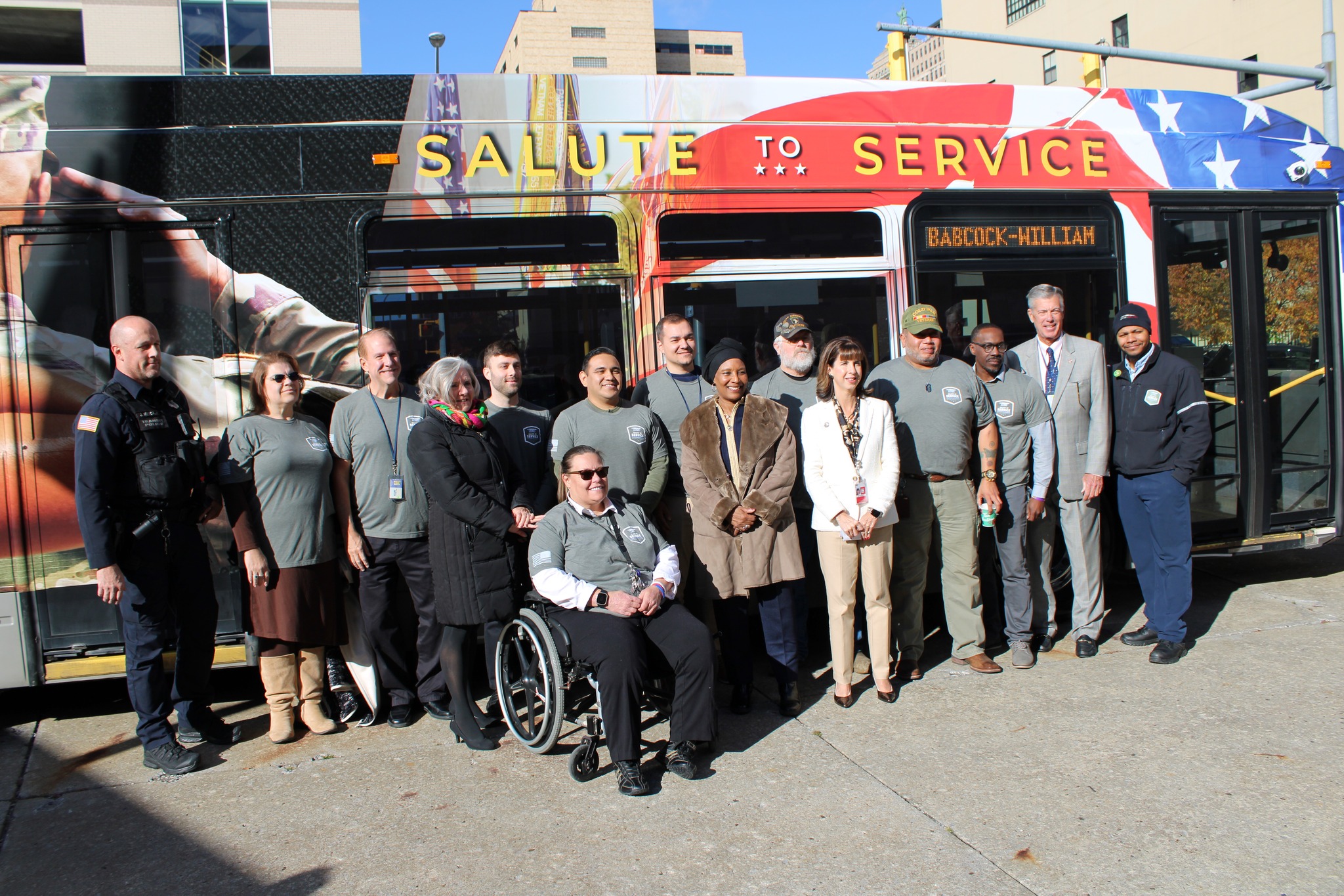 NFTA Unveils Veterans Day Bus 